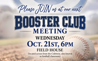 Booster Club Meeting October 21st